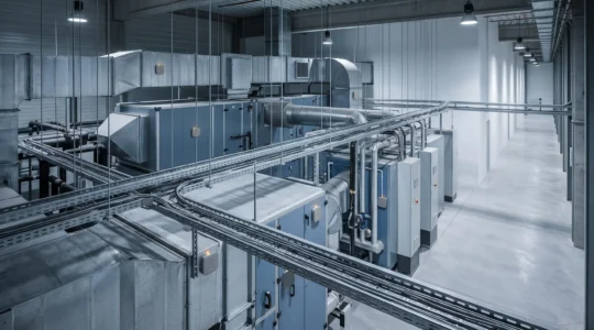 Système de capteurs IoT connectés pour la maintenance prédictive dans un bâtiment tertiaire moderne